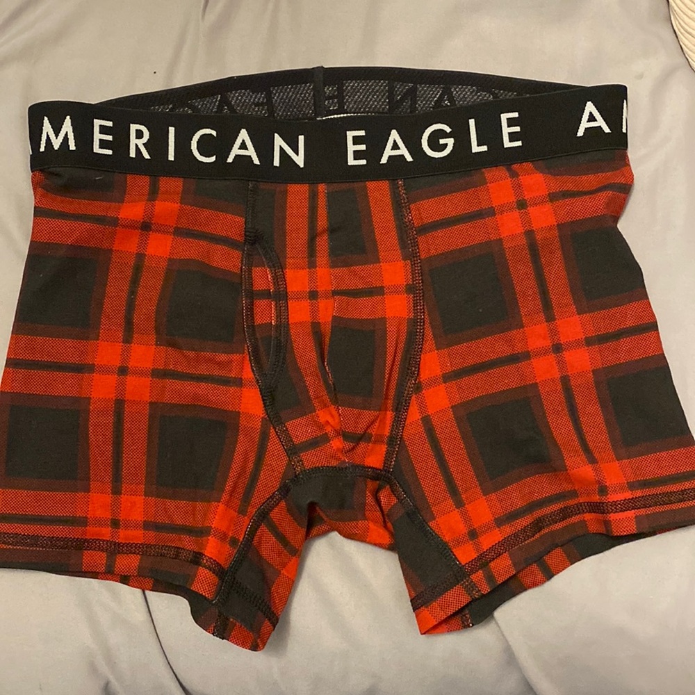 mens american eagleplaid boxer briefs